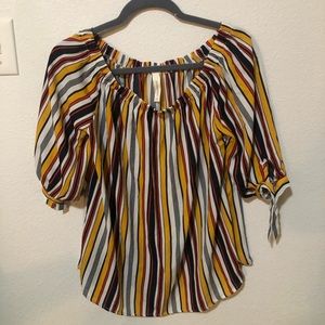 NEVER WORN off the shoulder!